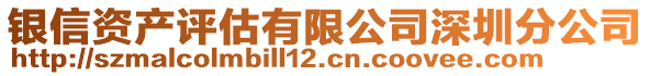 銀信資產評估有限公司深圳分公司