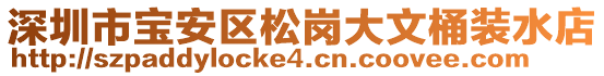 深圳市寶安區(qū)松崗大文桶裝水店