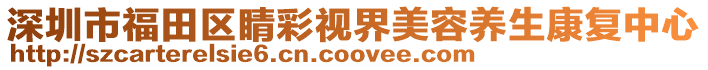 深圳市福田區(qū)睛彩視界美容養(yǎng)生康復中心