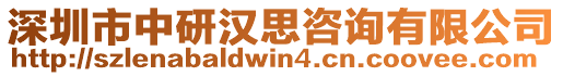 深圳市中研漢思咨詢有限公司