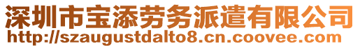 深圳市寶添勞務(wù)派遣有限公司