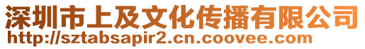 深圳市上及文化傳播有限公司