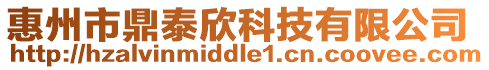 惠州市鼎泰欣科技有限公司
