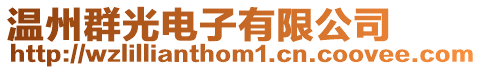 溫州群光電子有限公司