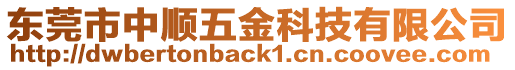 東莞市中順五金科技有限公司