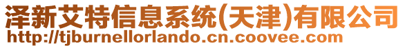 澤新艾特信息系統(天津)有限公司