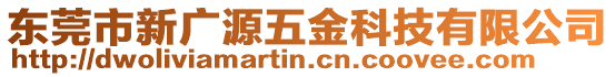 東莞市新廣源五金科技有限公司