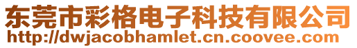 東莞市彩格電子科技有限公司