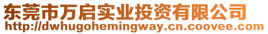 東莞市萬啟實業投資有限公司