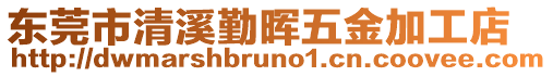 東莞市清溪勤暉五金加工店