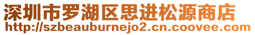 深圳市羅湖區思進松源商店