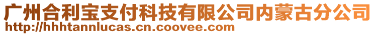 廣州合利寶支付科技有限公司內蒙古分公司