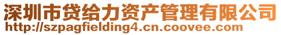 深圳市貸給力資產(chǎn)管理有限公司