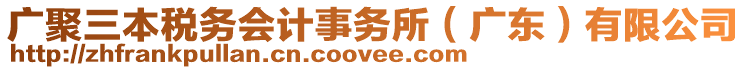 廣聚三本稅務(wù)會計(jì)事務(wù)所（廣東）有限公司