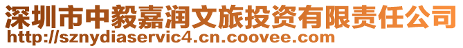 深圳市中毅嘉潤文旅投資有限責任公司