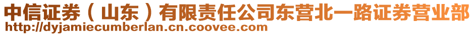 中信證券(山東)有限責任公司東營北一路證券營業部