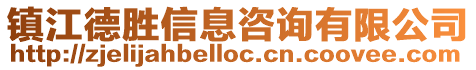 鎮(zhèn)江德勝信息咨詢有限公司
