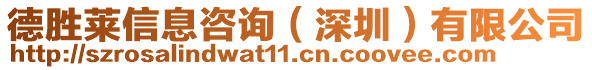 德勝萊信息咨詢（深圳）有限公司