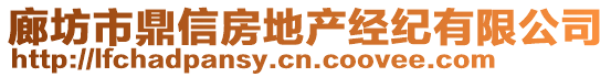 廊坊市鼎信房地產(chǎn)經(jīng)紀(jì)有限公司