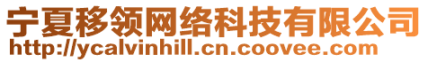 寧夏移領網絡科技有限公司