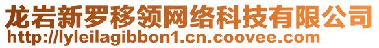 龍巖新羅移領(lǐng)網(wǎng)絡(luò)科技有限公司