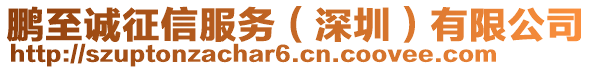 鵬至誠征信服務（深圳）有限公司