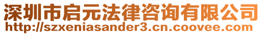 深圳市啟元法律咨詢有限公司