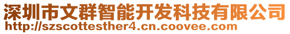 深圳市文群智能開發(fā)科技有限公司