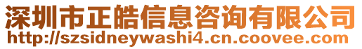 深圳市正皓信息咨詢有限公司