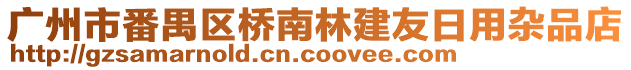 廣州市番禺區(qū)橋南林建友日用雜品店