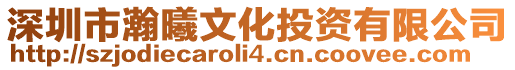 深圳市瀚曦文化投資有限公司