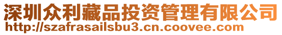 深圳眾利藏品投資管理有限公司