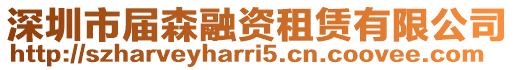 深圳市屆森融資租賃有限公司