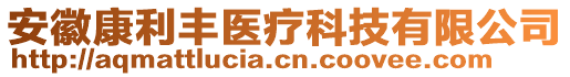 安徽康利豐醫(yī)療科技有限公司