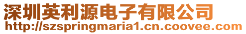 深圳英利源电子有限公司