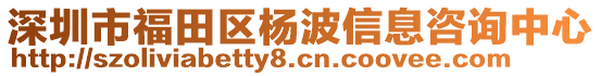 深圳市福田區(qū)楊波信息咨詢中心