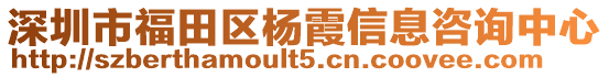 深圳市福田區楊霞信息咨詢中心