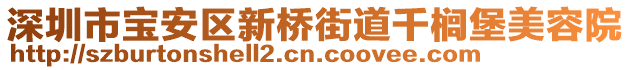 深圳市寶安區(qū)新橋街道千櫚堡美容院