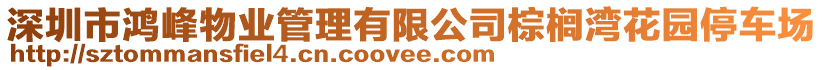 深圳市鴻峰物業(yè)管理有限公司棕櫚灣花園停車場