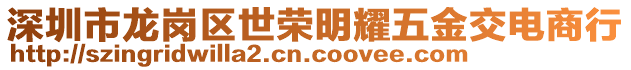 深圳市龍崗區(qū)世榮明耀五金交電商行