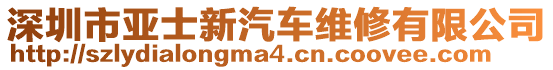 深圳市亞士新汽車維修有限公司