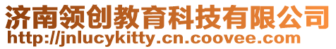 濟(jì)南領(lǐng)創(chuàng)教育科技有限公司