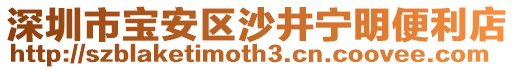 深圳市寶安區(qū)沙井寧明便利店