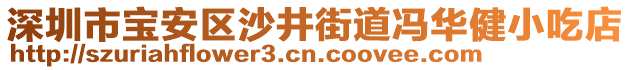 深圳市寶安區(qū)沙井街道馮華健小吃店