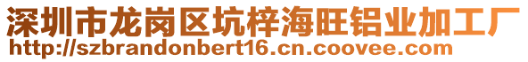 深圳市龍崗區(qū)坑梓海旺鋁業(yè)加工廠