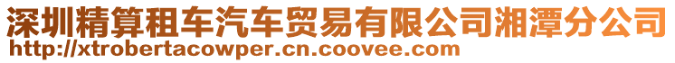 深圳精算租車汽車貿(mào)易有限公司湘潭分公司