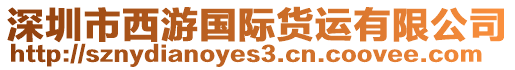 深圳市西游國際貨運有限公司