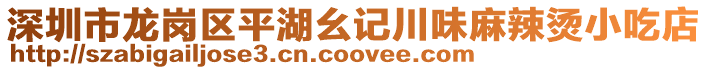 深圳市龍崗區(qū)平湖幺記川味麻辣燙小吃店