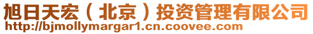 旭日天宏(北京)投資管理有限公司