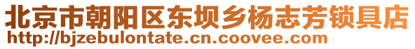 北京市朝陽區東壩鄉楊志芳鎖具店